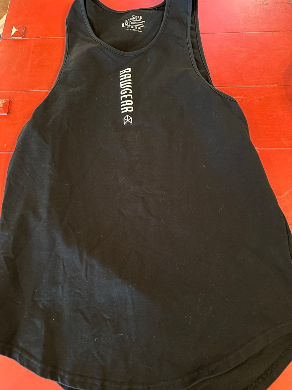 RAWGEAR Black Men's Performance Tank Top MEDIUM